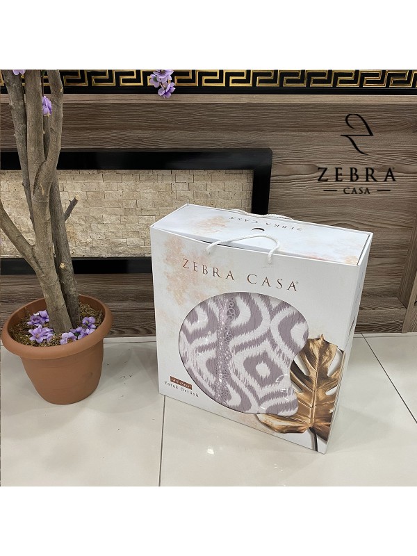 Zebra Casa / Ikat murdum Покрывало наволочки с кружевом